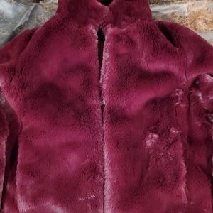 Womens s Faux Fur Jacket XS